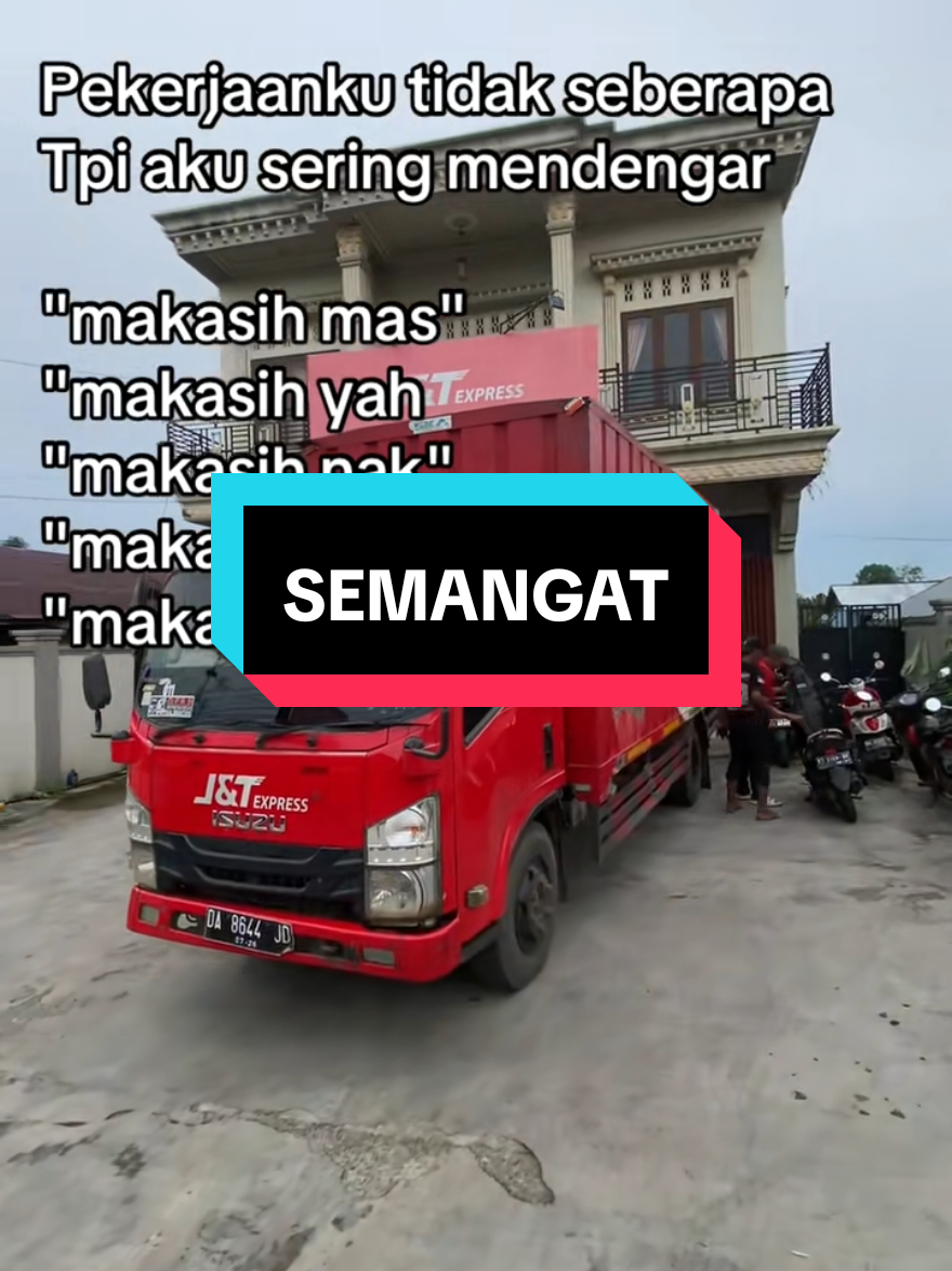 semangat para kurir #jntexpressid #fyp #viral #fypdonggggggg  credit @paman_paket 
