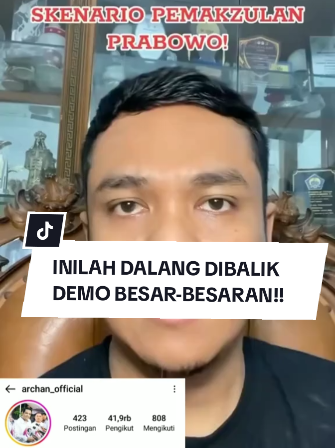 Ulasan dari Mas Archan,jika vidio terpotong bisa liat di akun archan official. #indonesia🇮🇩 #demo #termul  #prabowogibran #prabowosubianto 