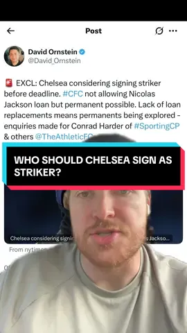 Who should Chelsea sign as striker? #chelsea #PremierLeague #fyp #foryou #maxfootballtalk