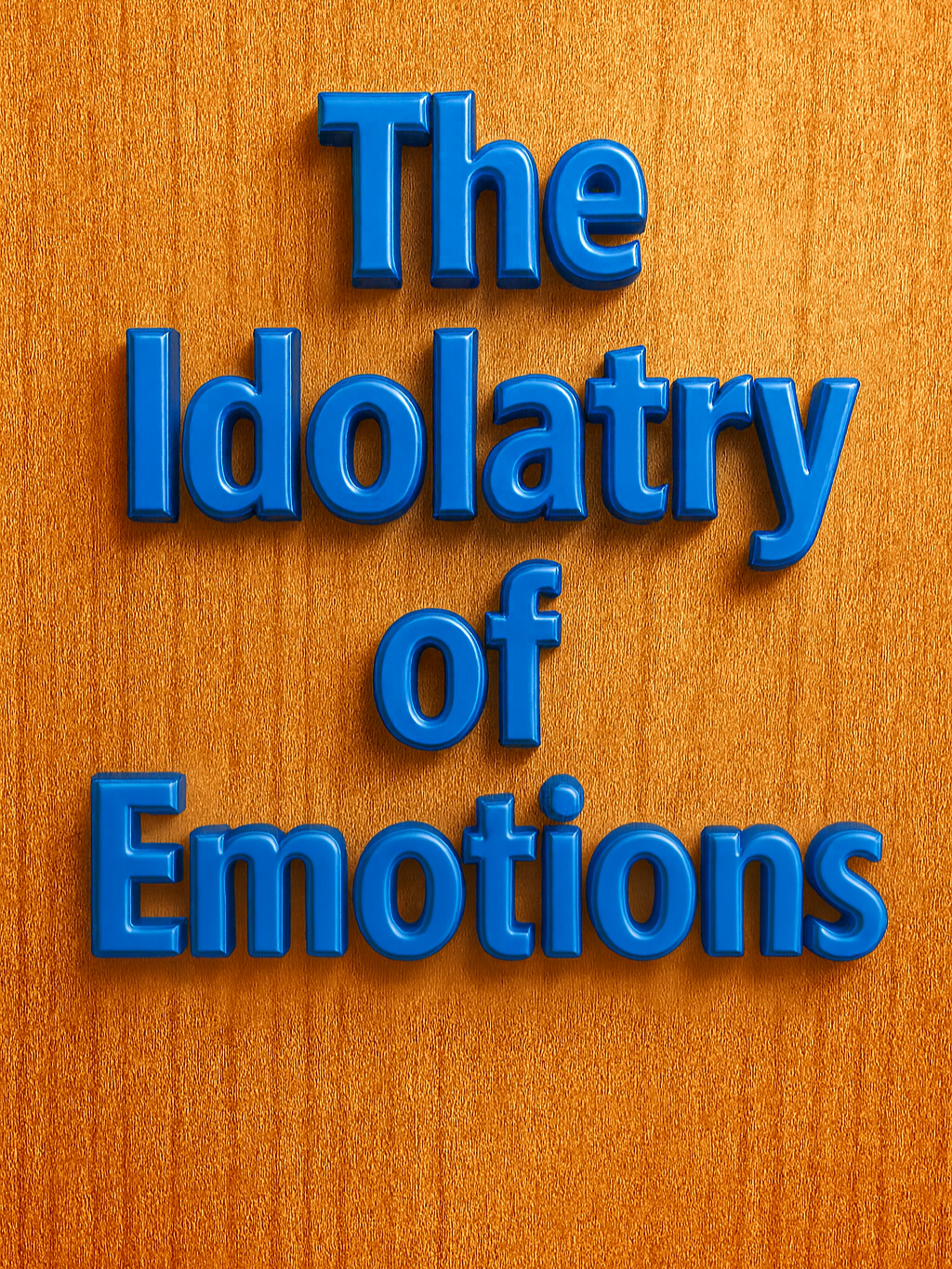 The Idolatry of Emotions – Jeremiah 17:9. Emotions fade. Truth saves. Don’t mistake goosebumps for God’s presence. ⚠️🔥 #TruthOverFeelings #JesusOnly #WakeUpChurch