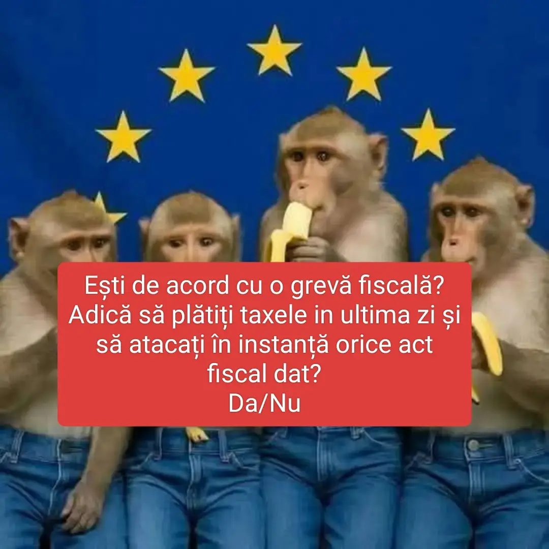 Ești de acord cu o grevă fiscală? #grevafiscala Inițiativa a cetățeanului Coltuc Marius Vicentiu și #euiesinstrada 