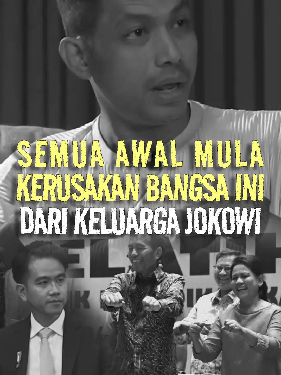 Keluarga #Jokowi Sumber Kerusakan Bangsa  #gibran #kaesang #irianajokowi #prabowo #dpr #dprri