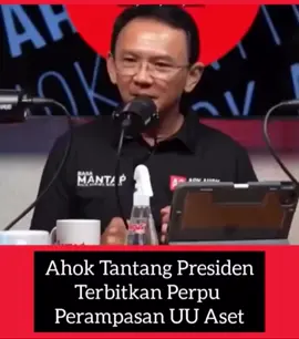 PERPU PERAMPASAN ASET KORUPSI BY AHOK