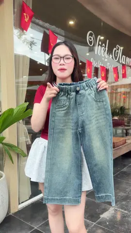 Quần jean trơn suông bé gái #quần #quanbegai #quantron #quansuong #hientantam2000 