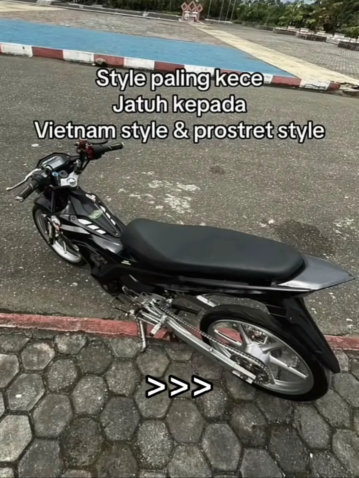paling kece jatuh kepada…. #sonic150r #hondasonic150r #gswl 