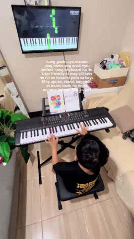 Matututo talaga ang anak mo dito dahil super user friendly nya! Start them young! 🥰 KAWES 61-Key Digital Electric Keyboard for Beginners Portable Electronic Organ with Music Stand & Power Adapter Dual Power Source 200 Tones 200 Rhythms 50 Demo Songs Perfect Christmas Gift #keyboard #piano #music #mechanicalkeyboard #kidspiano 