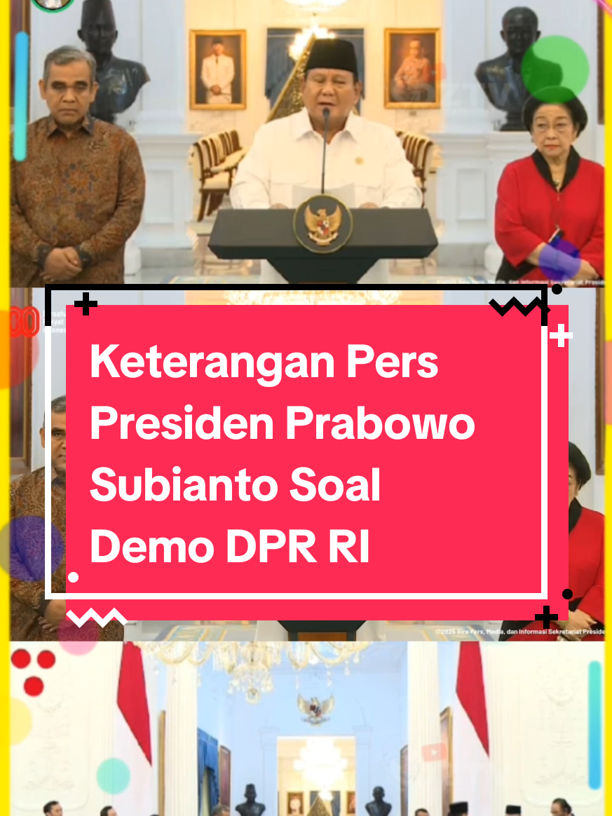 Keterangan Pers Presiden Prabowo Soal Demo digedung DPR #fyp #dztv #dpr #prabowosubianto #fyppppppppppppppppppppppp 
