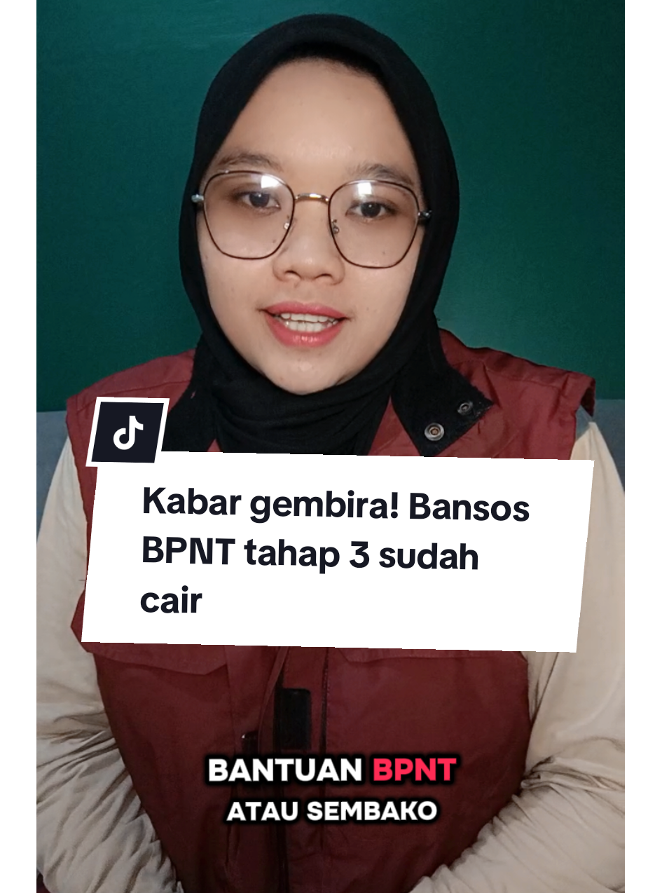 Kabar gembira! Bansos BPNT tahap 3 sudah cair 🥳 #sembako #bpnt #bansos 