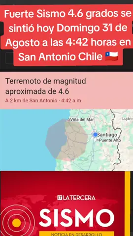 #chile #sismo #temblor #valparaiso #sanantonio #sismologiconacional #alertasismica #senapred #shoa #noticias #urgente #sismologo #aroldomaciel #viral #24hours #news #tiktoknews #agosto 