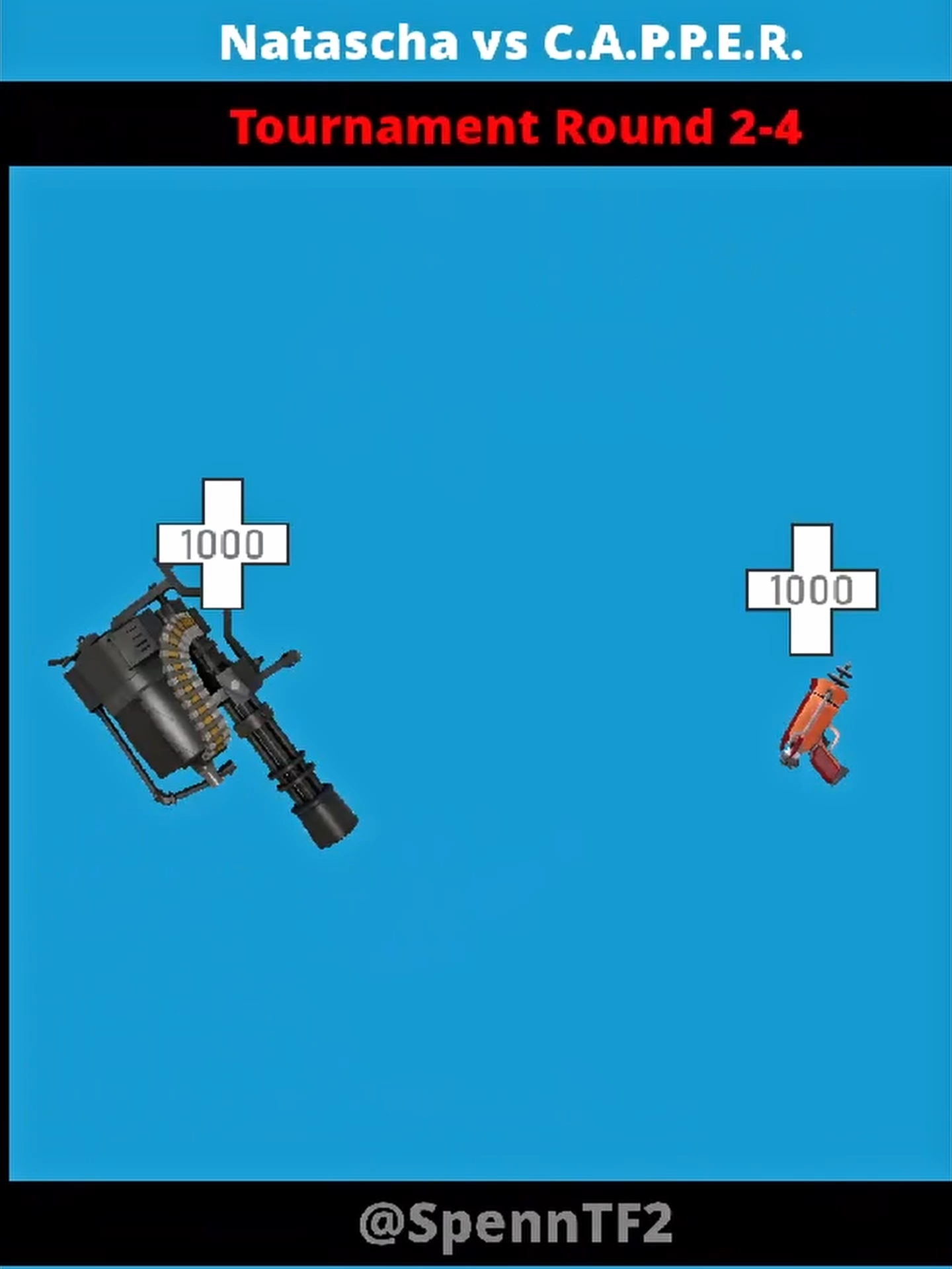 Natascha vs C.A.P.P.E.R. simulation #TF2