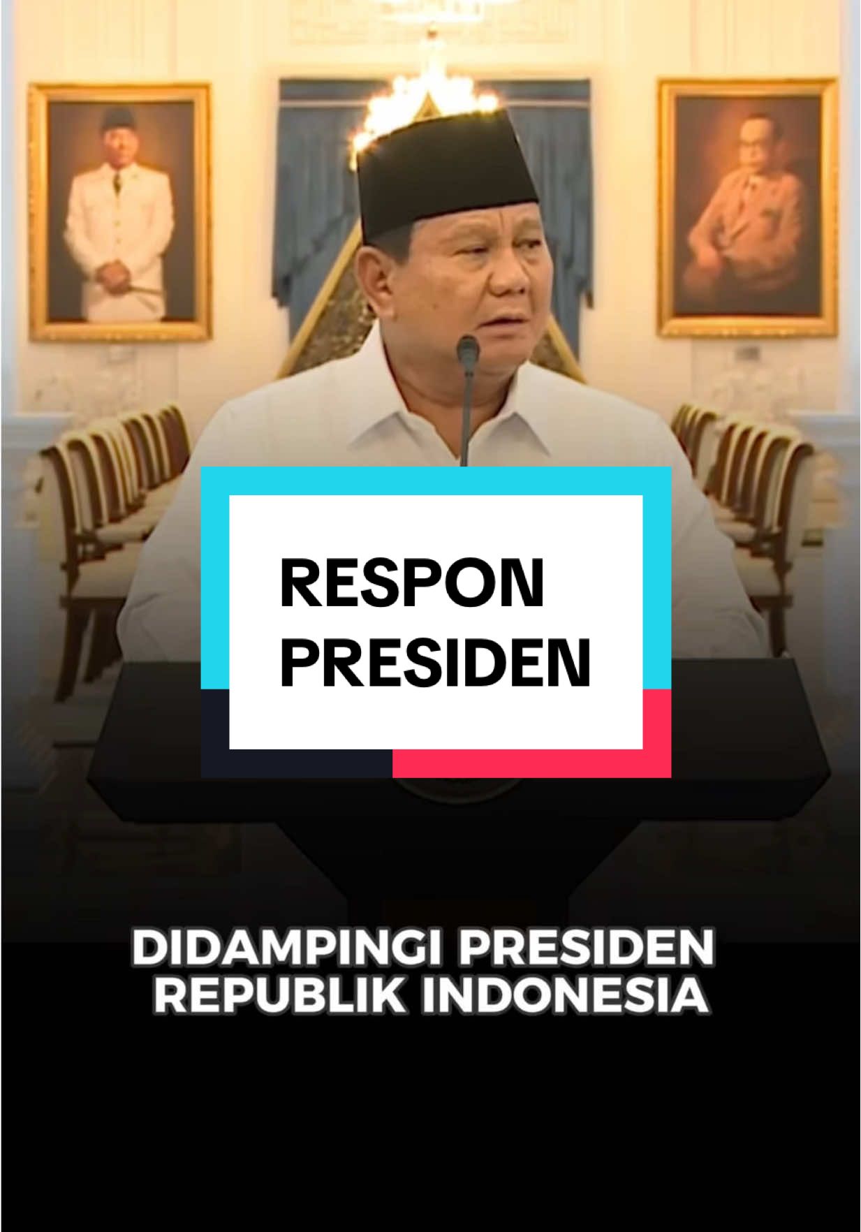 Pernyataan Resmi Bapak Presiden Prabowo Subianto 🙏 #prabowo #presiden #indonesia🇮🇩 