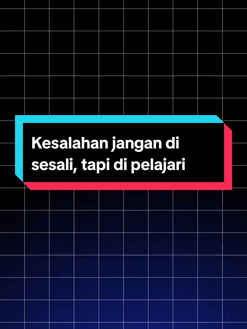 Nyesel itu gratis, tapi belajar itu investasi. Jangan cuma nangis, pelajari! #MindRevolt #GenZBangkit #AntiBrainrot #BelajarDariKesalahan #MotivasiGenZ 