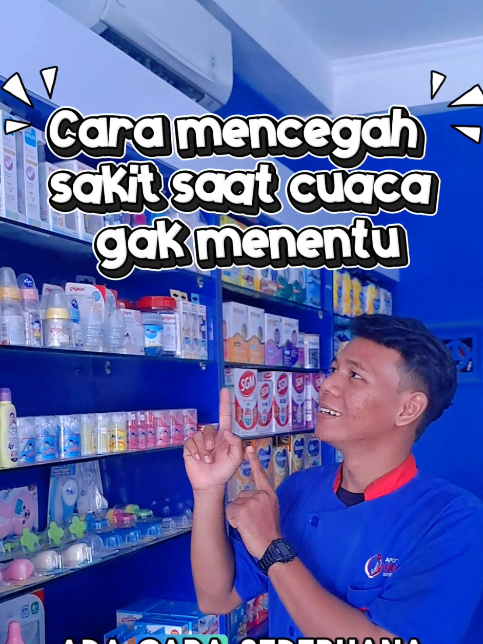 Cuaca nggak jelas, badan harus tetap jelas: sehat & kuat! 🌈💧 Tipsnya gampang kok: banyak minum, makan sehat, istirahat cukup dan minum vitamin tambahan agar tubuh kamu tetap sehat💪 #apotekopthacileungsi #fyppppppppppppppppppppppp #kesehehatan #vitamin #dayatahantubuh 