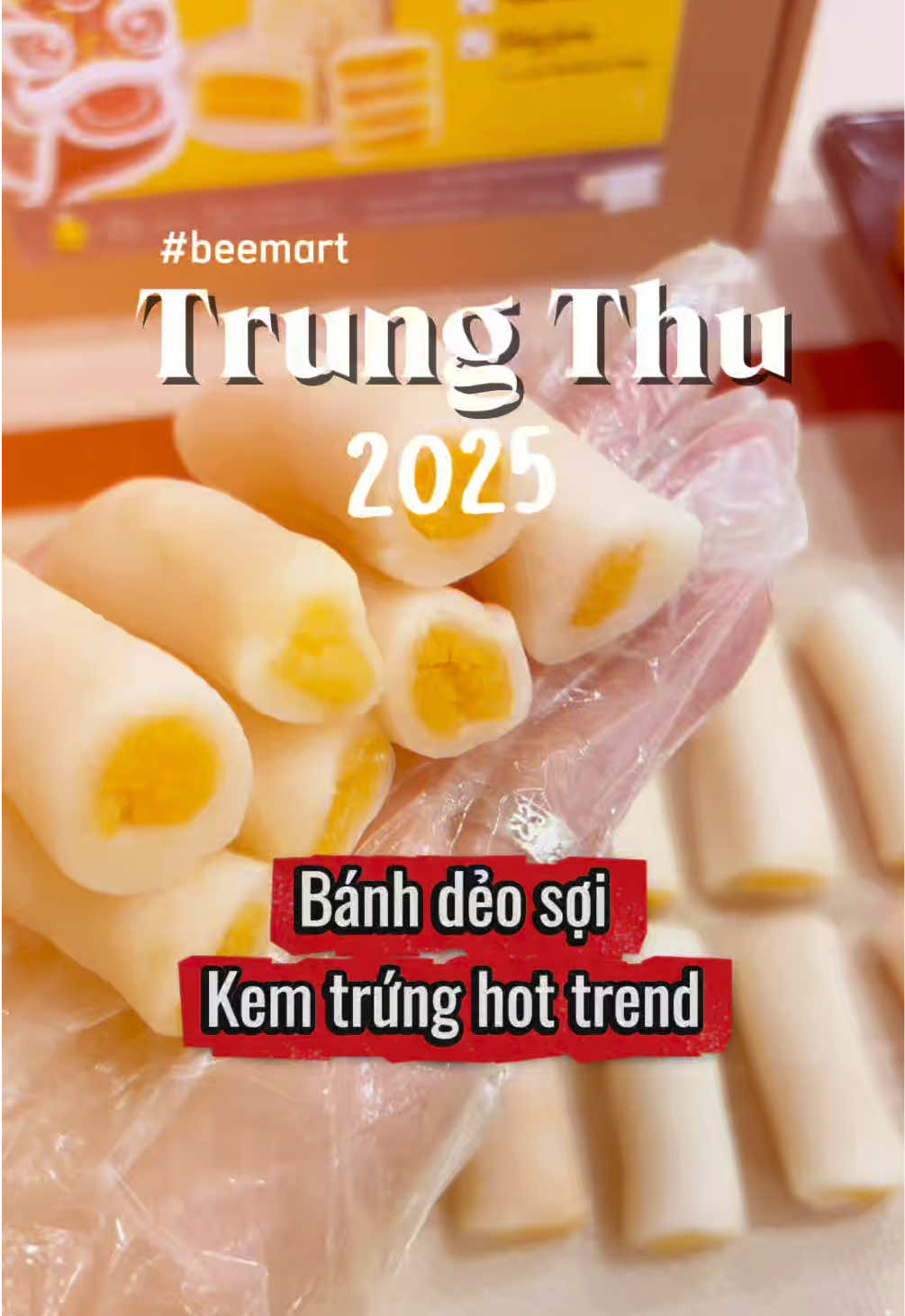 Bánh dẻo không cần khuôn là đây chứ đâu ❤️❤️❤️ #mooncake #setlambanhbeemart #banhdeotrungthu #setlambanhtrungthu #trungthu2025 