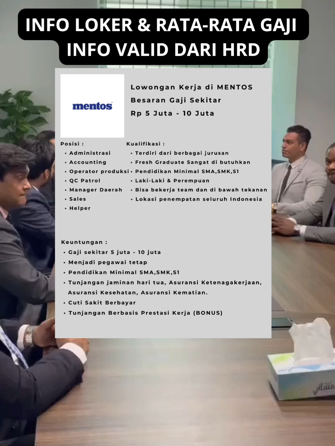 Jangan lupa like, share dan bagikan juga ke teman-teman dan keluarga info ini 😊😊 . . . #lokerindonesia #lokerterbaru #loker2025terbaru #lowongankerja #lokersmasmk #lokerjabodetabek #lokerjakarta #loker2025terbaruhariini #lokerterbaruterkini #infoloker #loker2025 #foryou #loker #fyppppppppppppppppppppppp #fypツ #foryoupage #fyp #fypシ゚viral #fypシ゚viral🖤tiktok #lokersmk