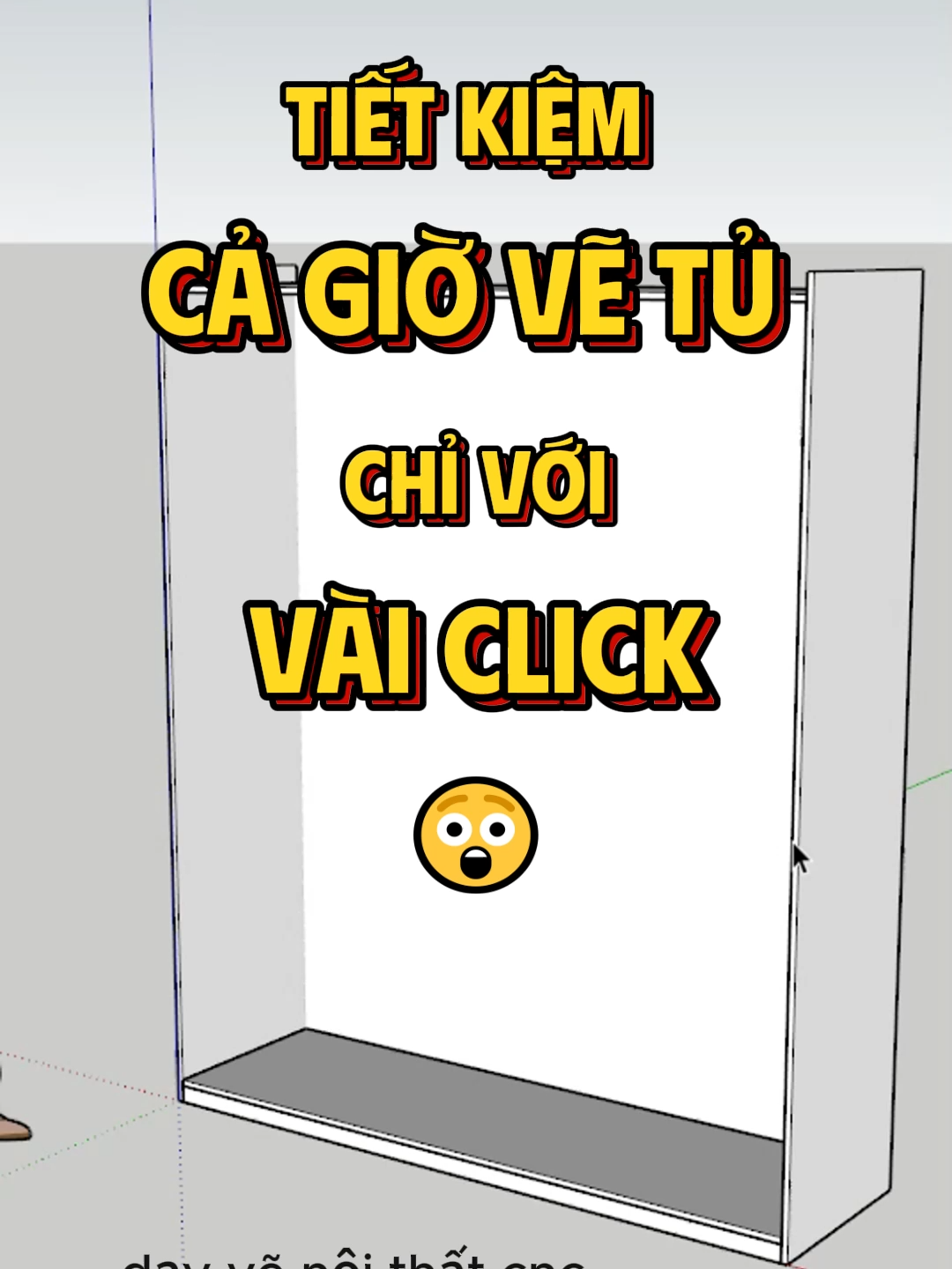 Vẽ tủ siêu nhanh vài click Sketchup  #sketchup  #Plugin