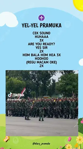 Yel-yel Pramuka keren #yelyel ##yelyelpramuka #yelyeldiarypramuka #pramukaindonesia🇮🇩⚜️😎 