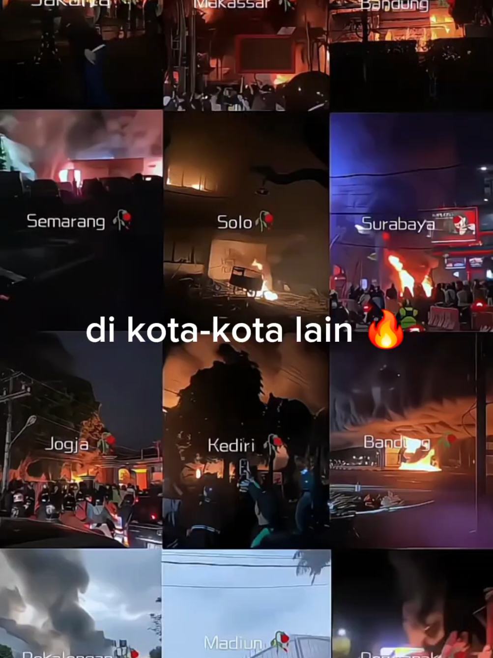 Malang selatan masih sibuk sam #demo #karnaval #sound #dpr #malang 