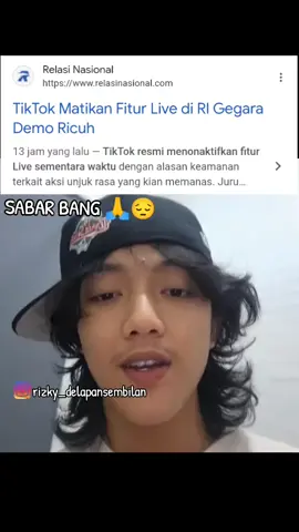Yok pak buka lagi 😔 . . . . . . . . #Demo #dpr #live #tiktok 