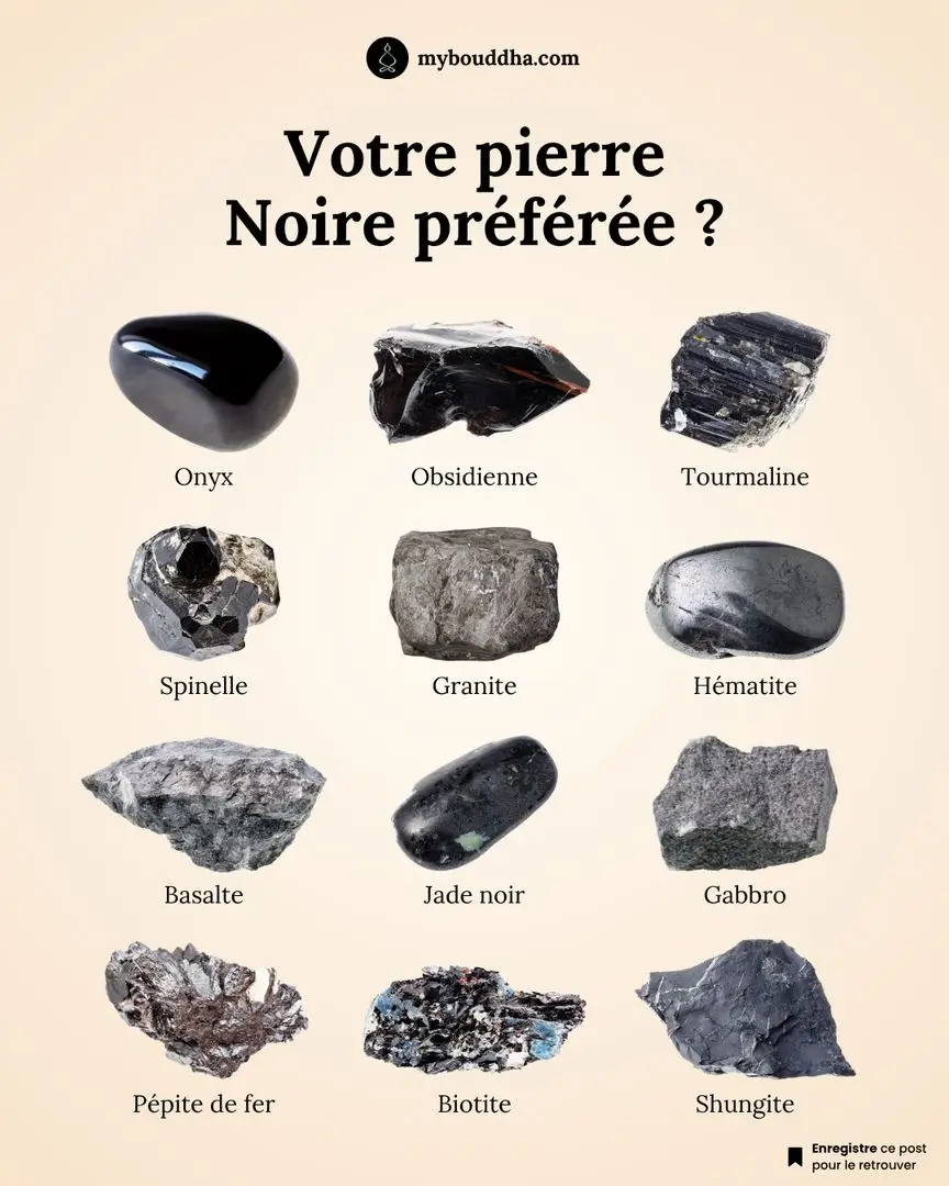 Les pierres noires 🖤