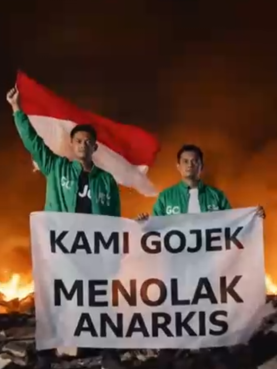 #KamiGojekMenolakAnarkis #GojekTegas #GojekSolid #AnakOjolBersatu #IndonesiaDamai 
