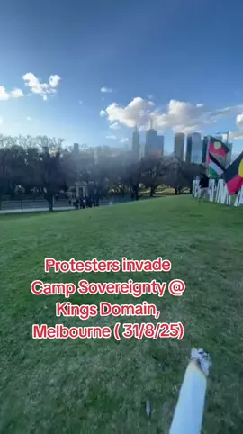 #aboriginal #kingsdomain #protesters #Melbourne #neonatzee 