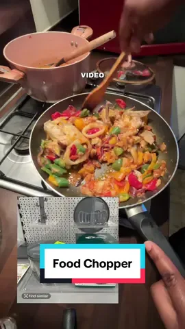 Cut your kitchen time in half this food chopper slices veggies in seconds! #foodchopper #foodprocessor #kitchentools #fyppppppp 
