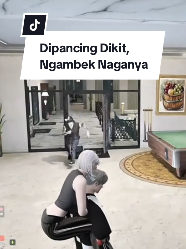 【NO SHIP - JUST RP】Sudah tau naganya cemburuan, masih dipancing. Ngambek deh Naga Bogornya 😭. @rbysoe🧸  #7GloryRP #RubySoeRP #MartellXO #TheContinental #FYP 