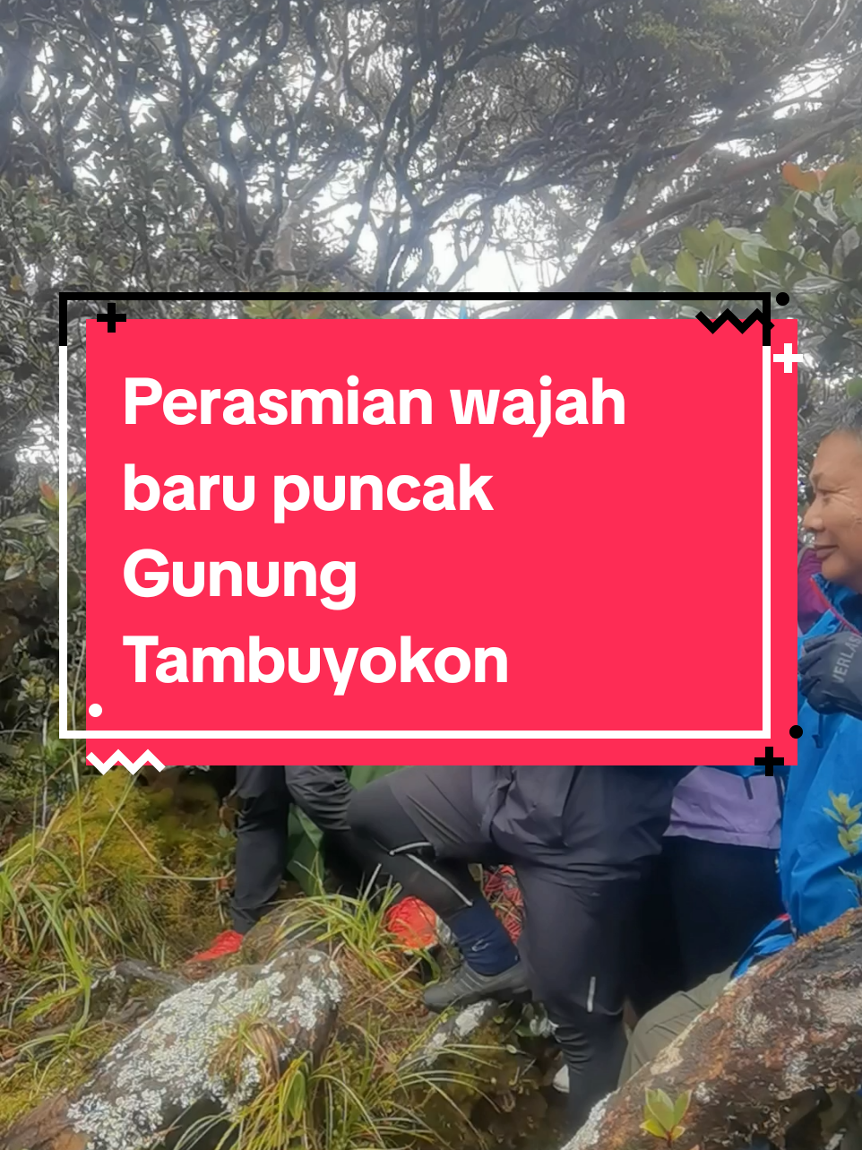 Group pendaki pertama merasmikan wajah baru Gunung Tambuyokon... #pencarirezekiditrail #naturelover #mttambuyukon #triplejadventure #pakejpercutian 