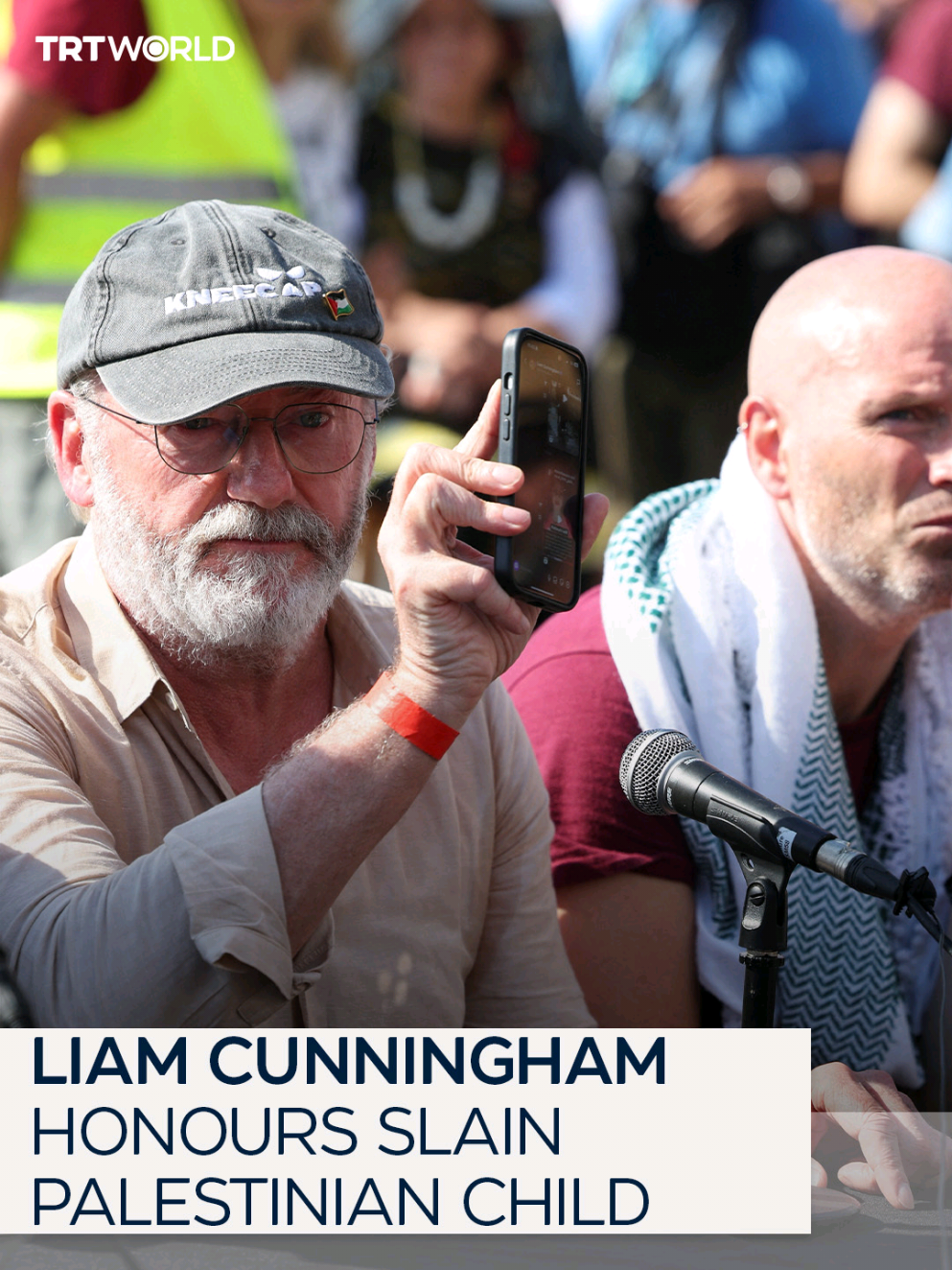 Irish actor Liam Cunningham paid tribute to slain Palestinian child Fatima ahead of the departure of the Global Sumud Flotilla, the largest civilian mission to Gaza from Spain. #LiamCunningham #GlobalSumudFlotilla #civilianmission