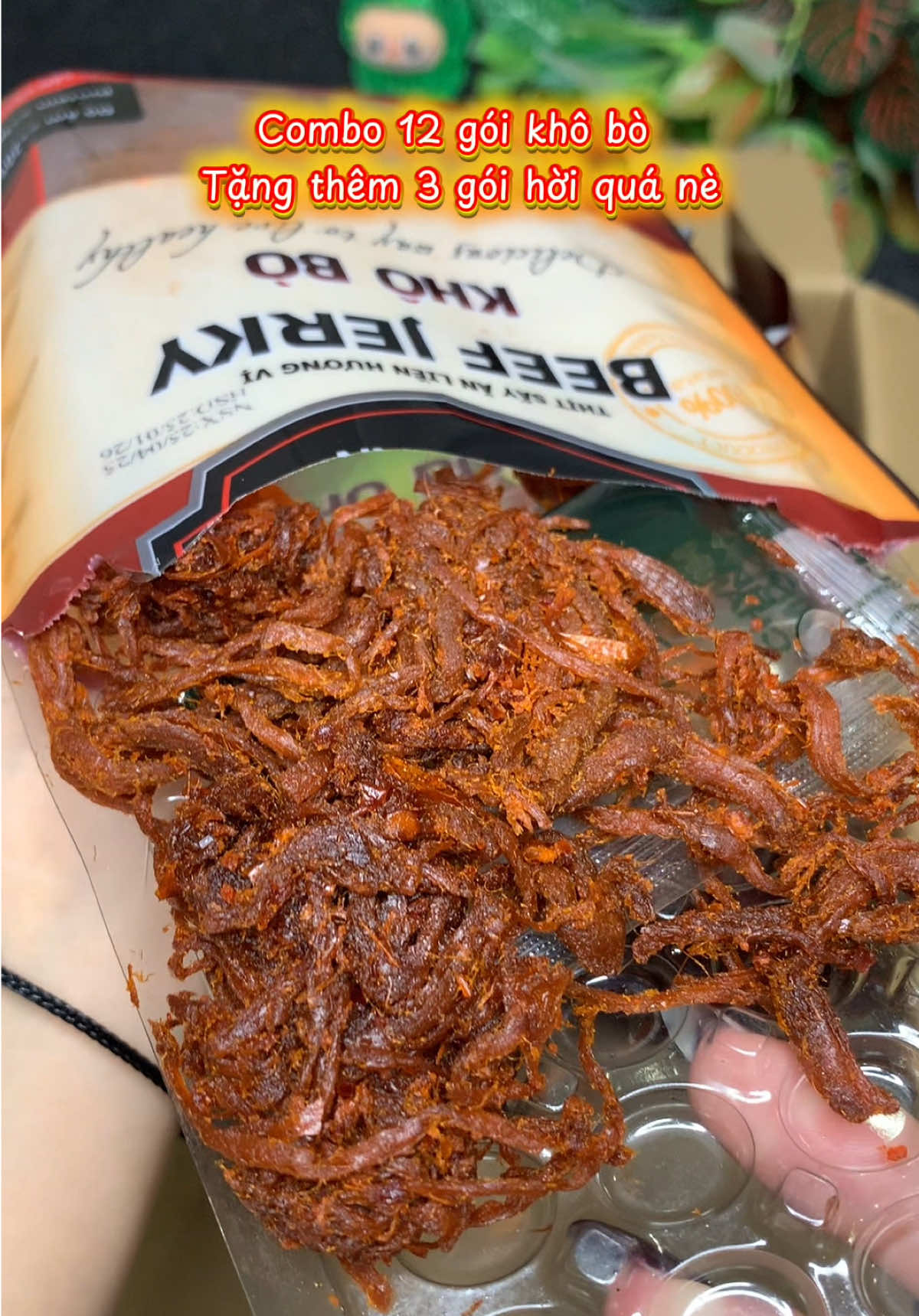 Combo 12 tặng 3 hời quá nè #khobo #anvat #monngon #anngonmoingay #foodreview 