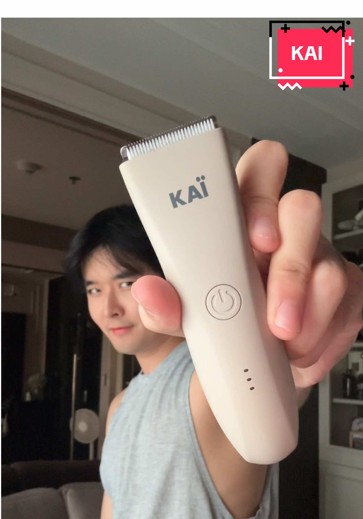 พาน้องชายไปตัดทรงนักเรียน!ด้วย KAI Grooming 😂😍 ไม่บาดไม่คันไม่เป็นตอ  @KAI Grooming  #เครื่องเล็มขนน้องชาย #kaigrooming 
