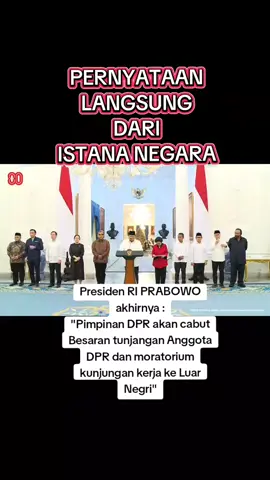 Pernyataan Presiden Hariini #pernyataanprabowohariini #demodpr #31agustus2025 #klarifikasipresidenprabowo #beritahariini 