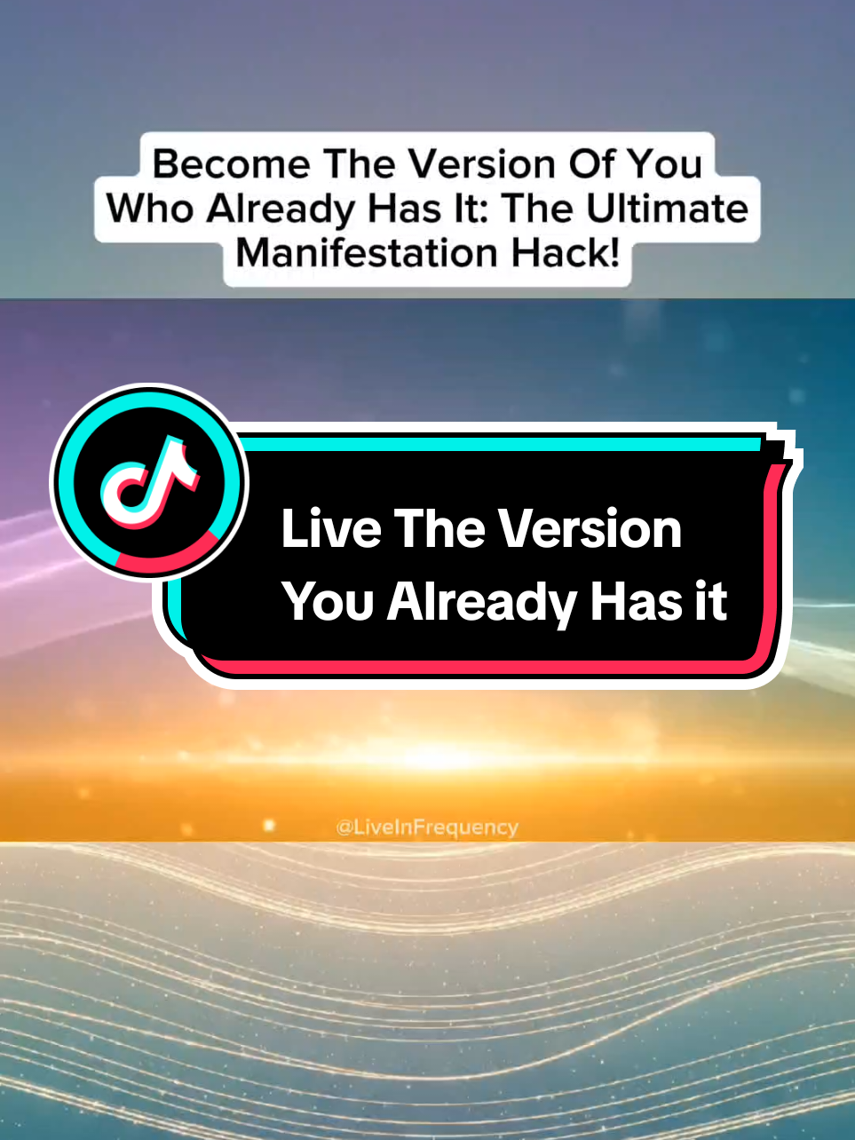 ⚡ Become The Version Of You Who Already Has It: The Ultimate Manifestation Hack! ⚡ Here’s the truth: manifestation isn’t about forcing things into existence — it’s about aligning your identity with the reality you desire. Ask yourself: If I already had the money, love, freedom, or success I dream of… who would I be? How would I think, feel, and act? The secret is to embody that version of you now. 💫 When you live from the frequency of your fulfilled self, the gap between “wanting” and “having” dissolves. The universe doesn’t deliver what you wish for — it reflects who you are being. This is the ultimate hack: stop chasing outcomes and start becoming the embodiment of your desires today. Everything else flows effortlessly from there. 🌌 📖 To deepen this practice, explore The Embodied Frequency — a guide to shifting your identity and living from the vibration of already having it. — #SpiritualAwakening #ConsciousCreation #ManifestationJourney #SpiritualAlignment #FrequencyShift 