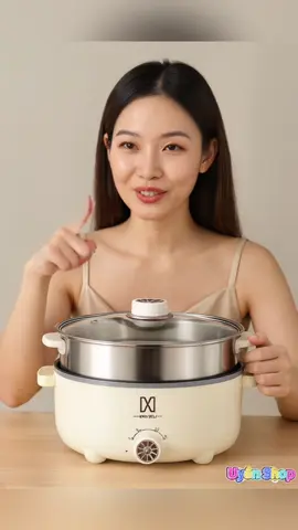 Nồi Lẩu Điện Kèm Hấp, Nồi Điện đa năng #noidiendanang #giadung #tiepthilienket #tiktokviral #tiktokviral 