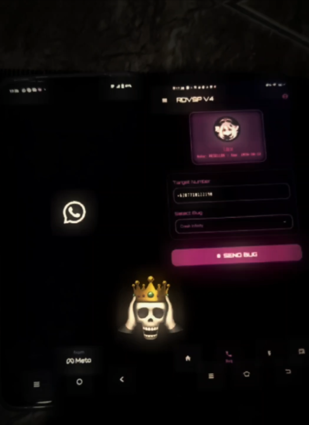 𝗥𝗗𝗦𝗣 𝗜𝗦𝗦𝗦 𝗕𝗔𝗔𝗖𝗞𝗞!!?? #apkbug #rdsvp #bugwhatsapp #bugwa #forclose 