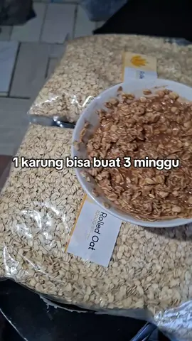 #rolledoats #gandum #oatmeal #Bulking #tipsbulking 