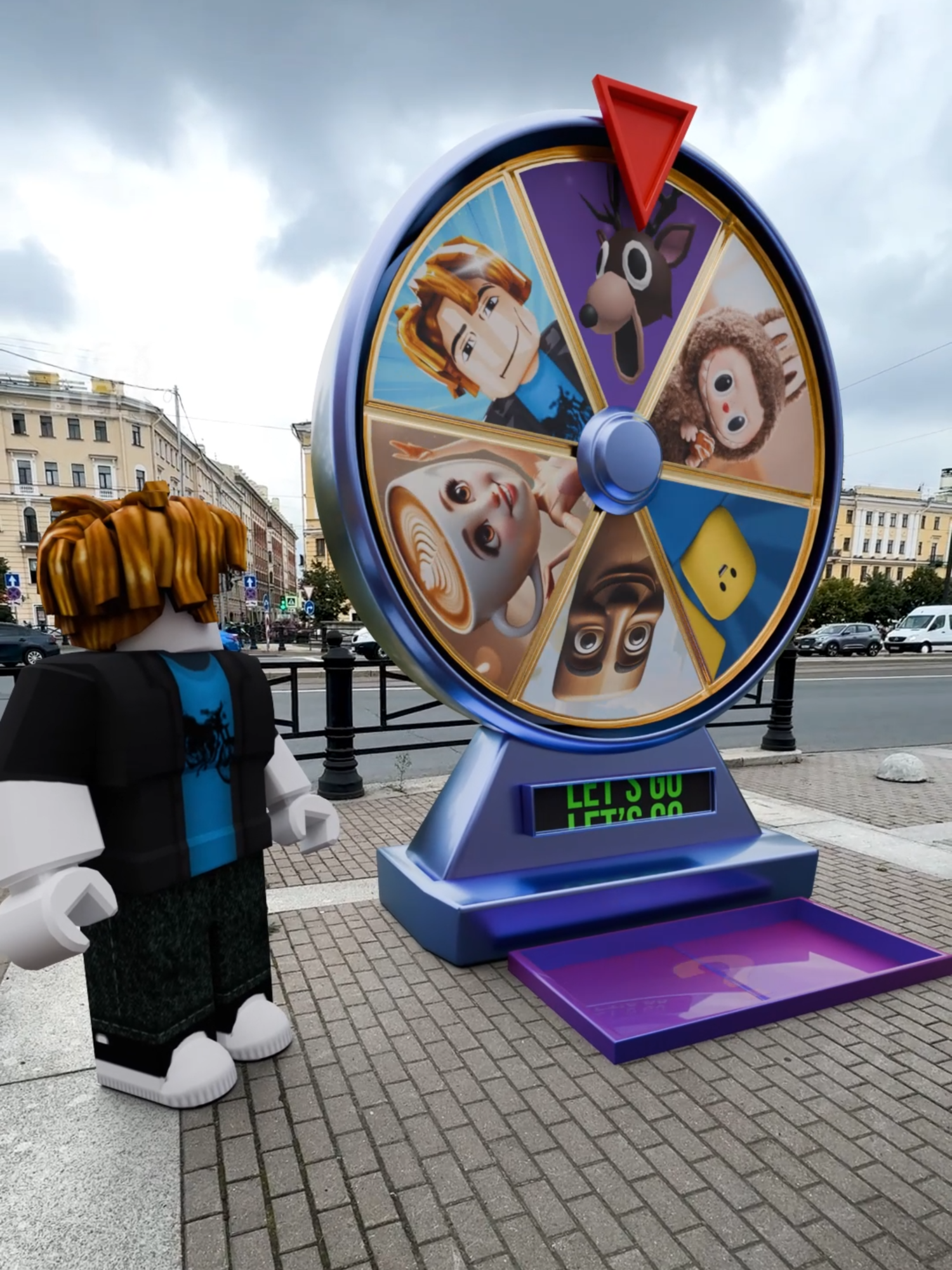 Roblox wheel of fortune ✨ what prize today? #roblox
