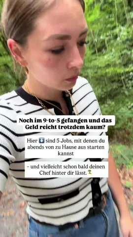 Es gibt immer Lösungen. ✨ Hier sind 5 Möglichkeiten, wie du ganz entspannt von zu Hause aus starten kannst – 📍 ohne Bewerbung 📍 ohne Chef 📍 ohne Druck 1️⃣ Umfragen & Produkttests (bis 100 €/Tag) → z. B. swagbucks.de, trendtest.de 2️⃣ Texterin / Korrektorat (bis 120 €/Tag) → z. B. content.de, scribbr.de 3️⃣ Virtuelle Assistenz (bis 150 €/Tag) → z. B. fiverr.de, freelance.de 4️⃣ Reels für andere erstellen (bis 200 €/Tag) → Viele Coaches & Selbstständige suchen Unterstützung bei Content 5️⃣ High-Ticket Affiliate Marketing (1.500 €+ am Tag möglich) → Mein Favorit: 90 % fertiges System, kein eigenes Produkt, keine Verkaufsgespräche – einfach starten. 💬 Kommentiere „888“, und ich sende dir kostenlos meinen Podcast & alle Infos, wie du starten kannst – selbst wenn du aktuell bei null stehst. 📌 Wichtig: Folge mir, damit meine Nachricht auch bei dir ankommt! 📎 Hinweis: Ich teile hier meine persönliche Erfahrung. Erfolg braucht Einsatz, Lernbereitschaft & Ausdauer. Kein garantiertes Einkommen. #arbeitenvonzuhause #finanziellefreiheit #onlinegeldverdienenseriös #arbeitenmitdemhandy #onlinegeldverdienen2025 