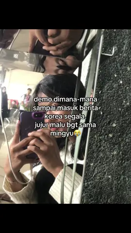 jgn sampe mingyu liat berita guys😭😭 #fyp #demo #mingyu #kimmingyu #viral 