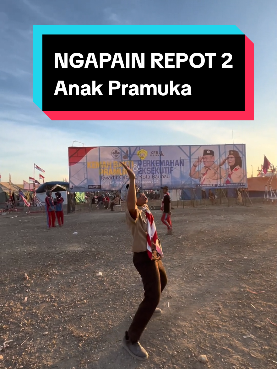 POV Ngapain Repot 2 Jdi Anak Pramuka #ngapainrepot #pramuka #dance #fyp #baubau @totoncaribo0 