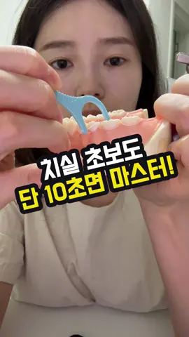 치실 초보도 단 10초면 마스터! #치과위생사 #치실 #치과치료 #배네타 #추천 
