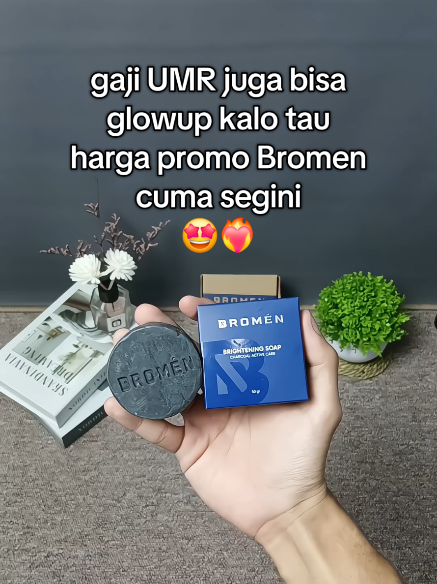 emang cuma Bromen yang bisa merakyat ngasih harga promo😌 @bromen_id  #skincarecowok #growupwithbromen #GlowUp #brighteningsoap #bromen 