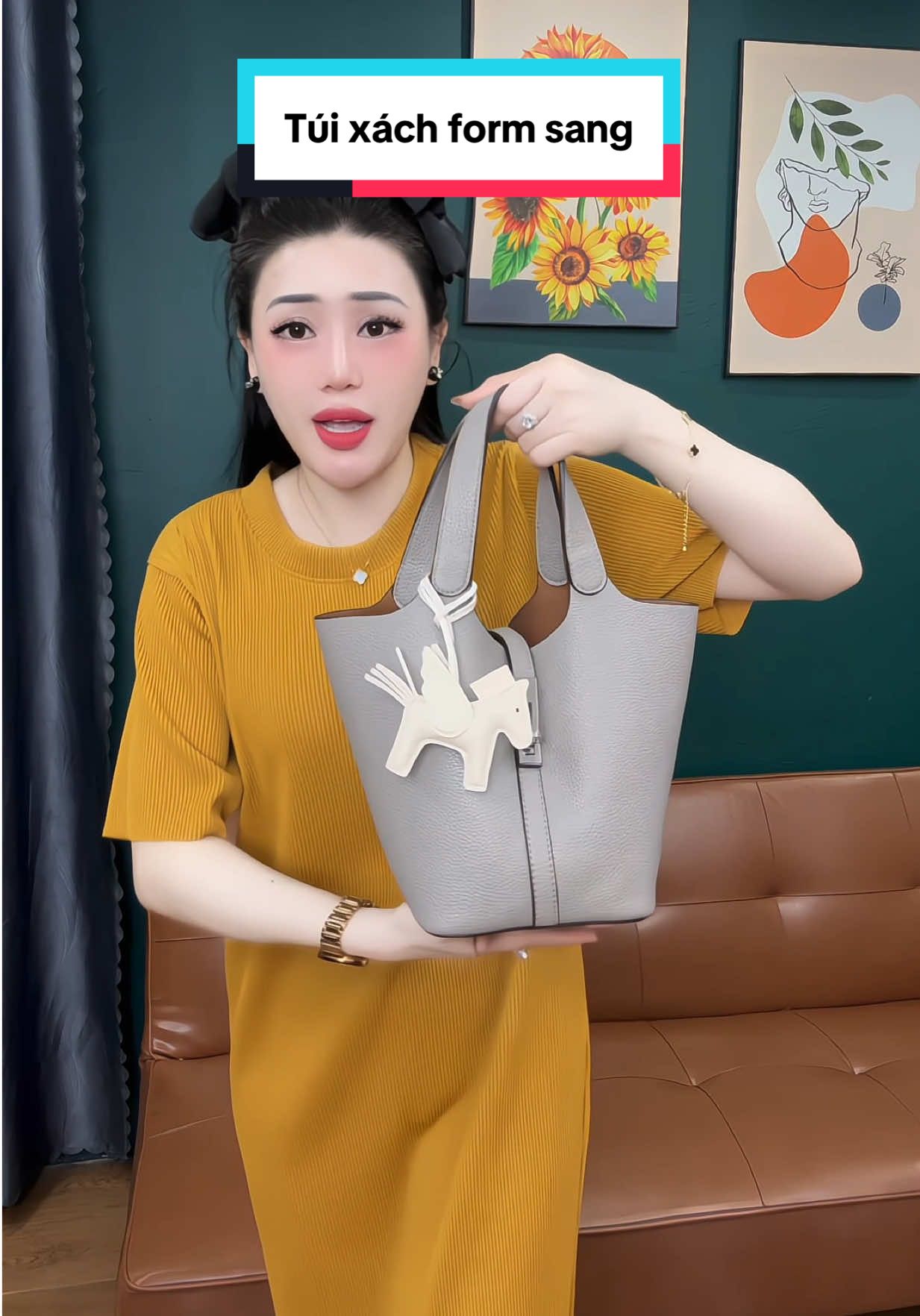 Túi xách giỏ form sang #yumydunggi #tuixachnu #tuixachsang #tuixachcamtay #phukienthoitrang 
