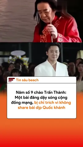 Năm số 9 chào Trấn Thành với 1 bài đăng dậy sóng cộng đồng mạng #tiktoknews #xuhuong #tiktokviral #viral #tranthanh
