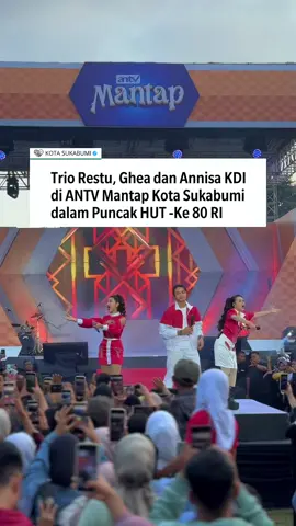 Keseruan kemarin pada ANTV Mantap di Lapang Merdeka Kota Sukabumi #sukabumi #musik #konser