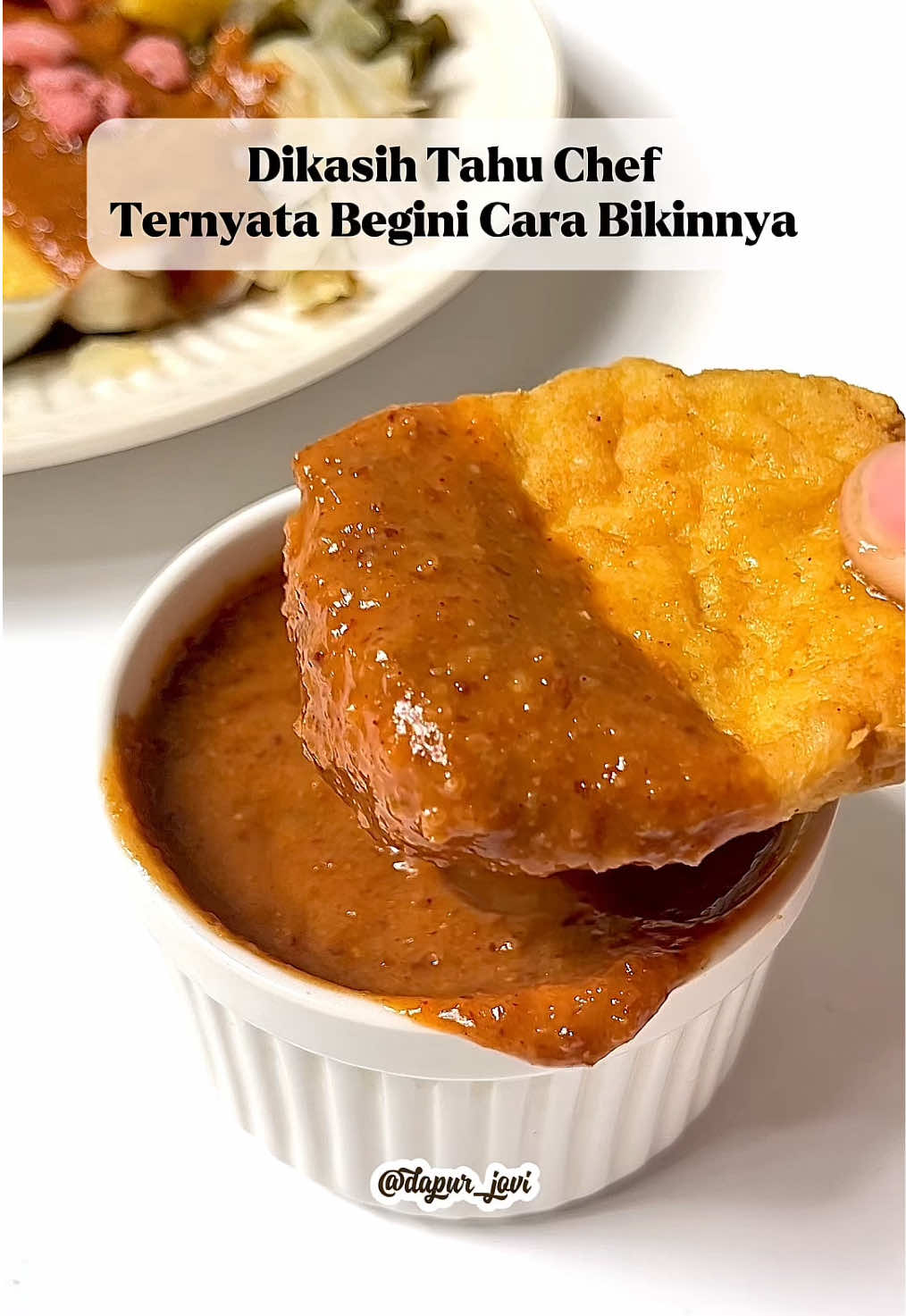 Ga pernah beli lagi setelah dapat bocoran resepnya dari chef. Bumbu gado-gado enak, bikinnya gampang, bisa jadi stok juga di kulkas. Step by stepnya tonton videonya sampai habis. Selamat mencoba 🥰 #resep #reseprumahan #resepmasakan #resepmudah #resepgampang             