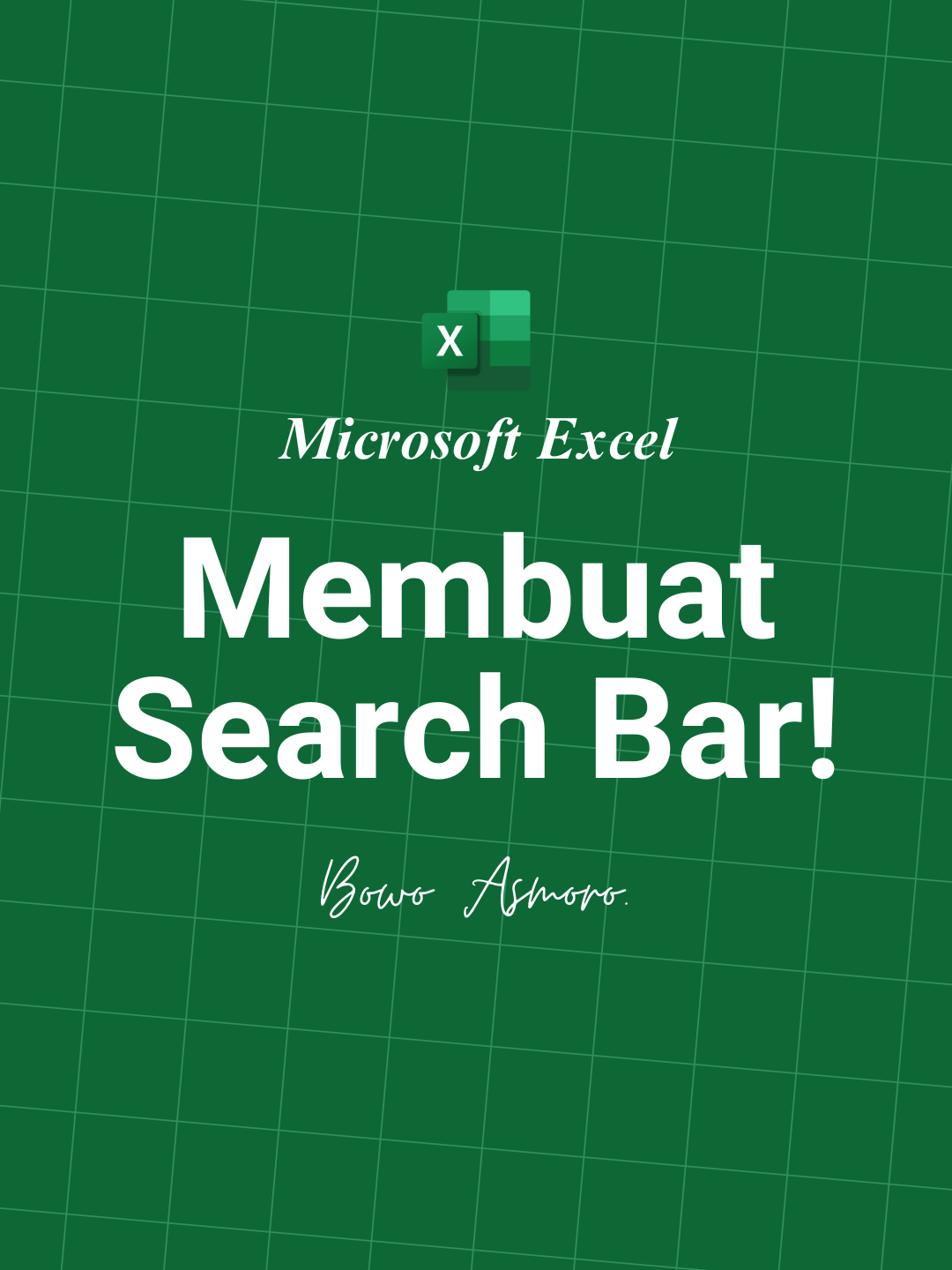 Cara membuat Search Bar dengan mudah di Excel!