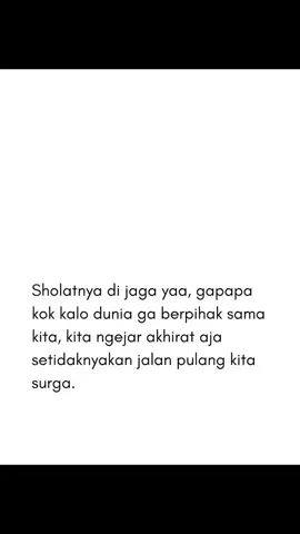 dijaga yaa shalatnya #sederhana #kebersamaan #kebahagiaan #cinta #mingguhappy 