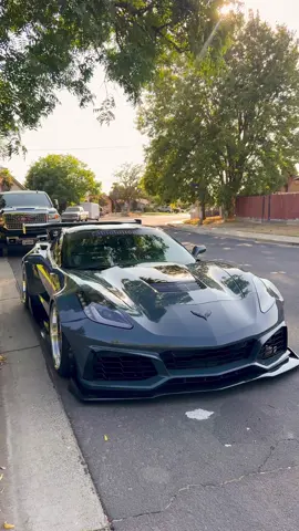 UFO spotted #widebody #corvette #vette #chevy  